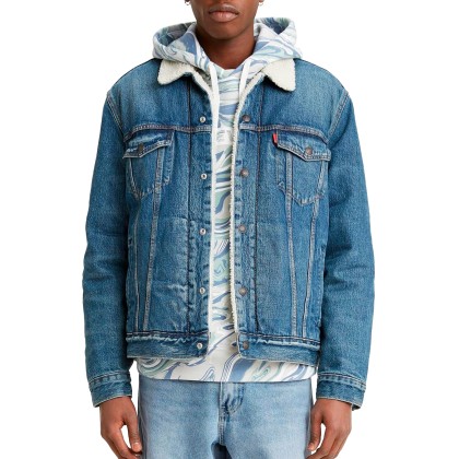 Casaco Levis Bluso Type 3 Sherpa Trucker W4652