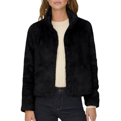 Casaco Only Casaco New Vida Faux Fur Black