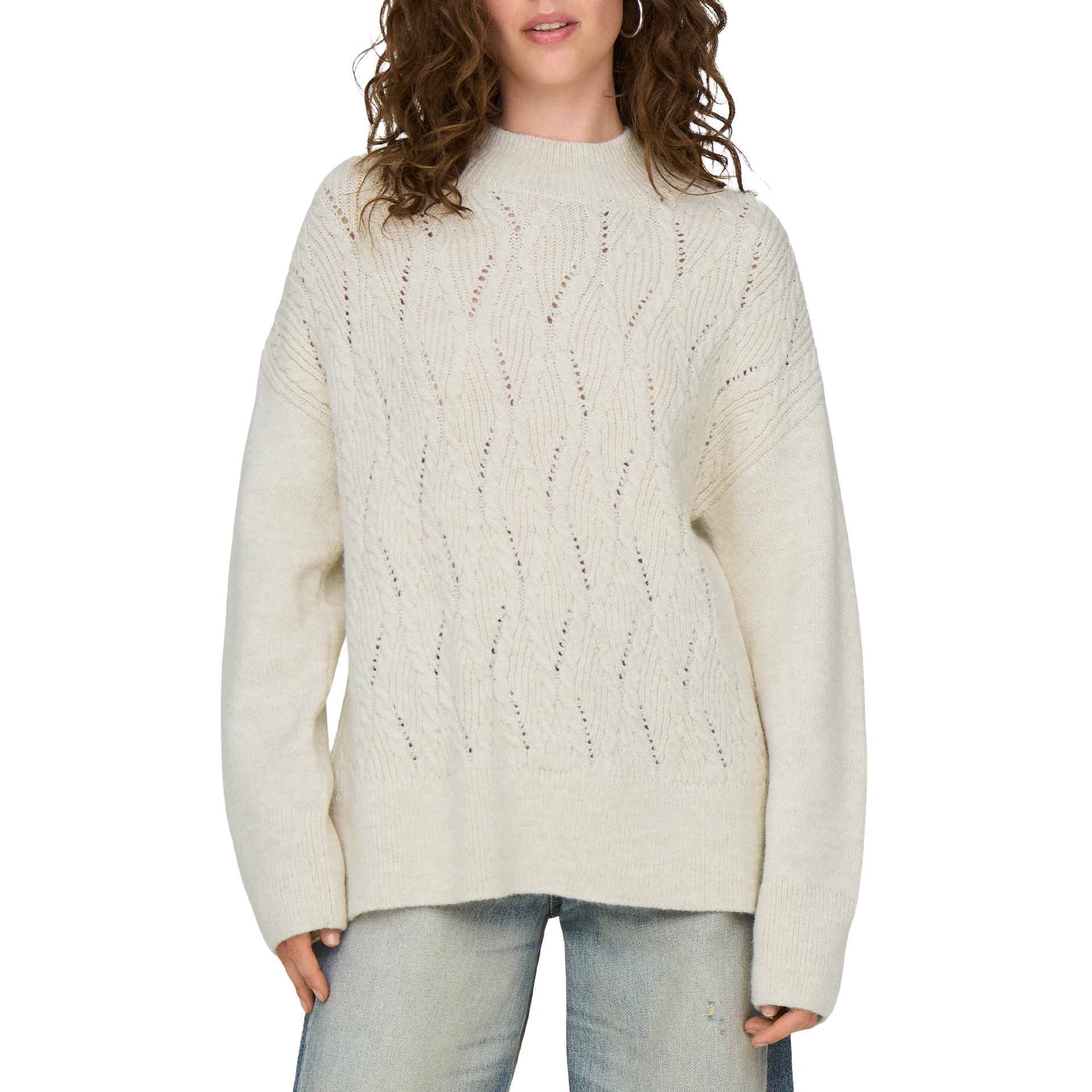 Only Camisola Leise Freya White Cap