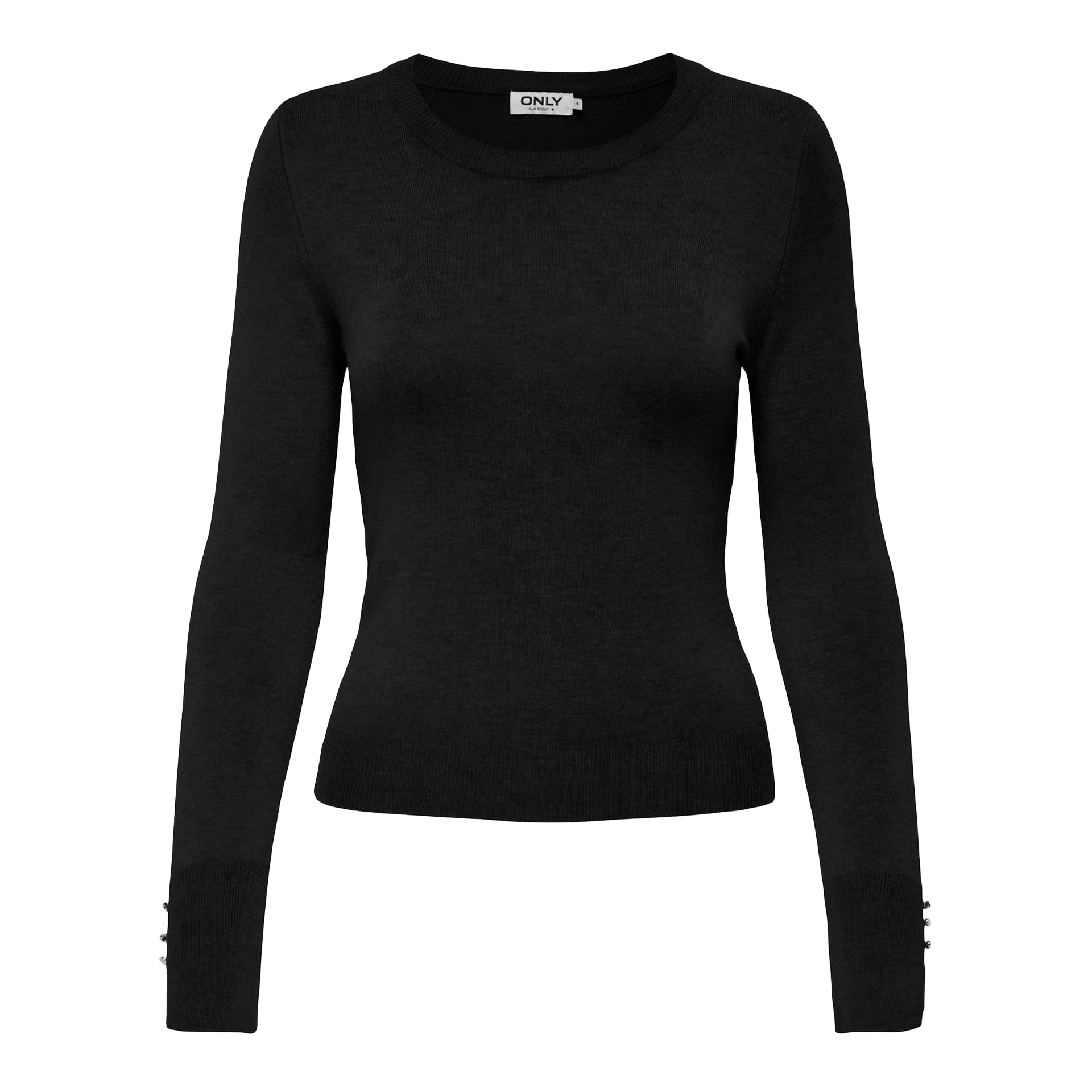 Only Camisola Venice Life Button Black