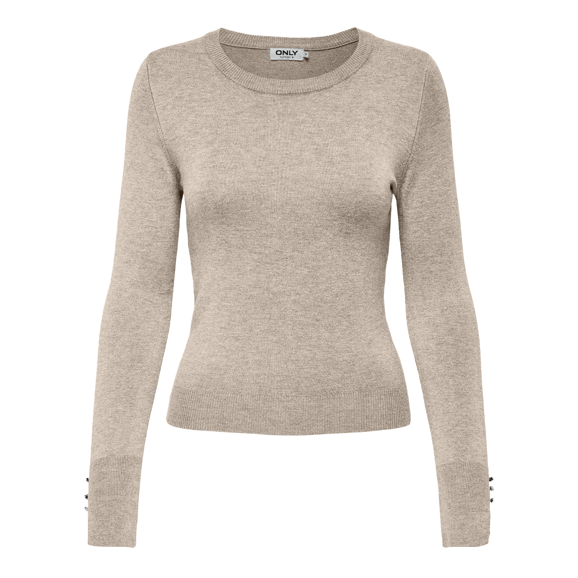 Only Camisola Venice Life Button Whitecap