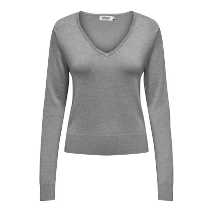 Only Camisola Venice Life Vneck Light Grey