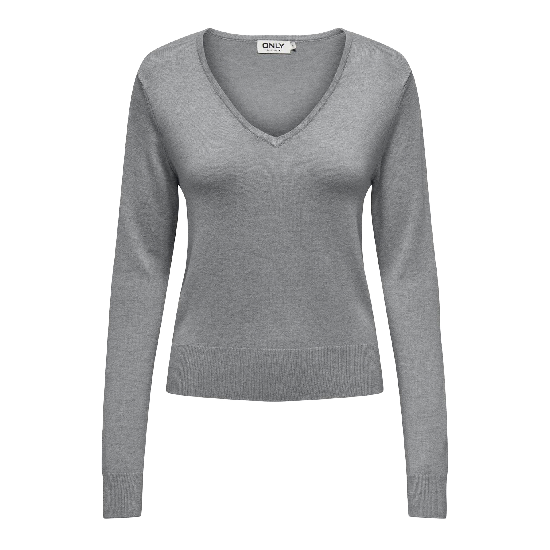 Only Camisola Venice Life Vneck Light Grey