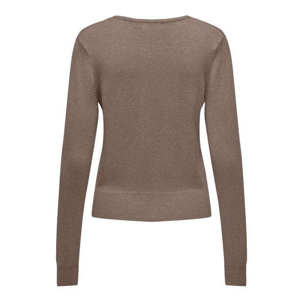 Camisola Only Camisola Venice Life Vneck Walnut