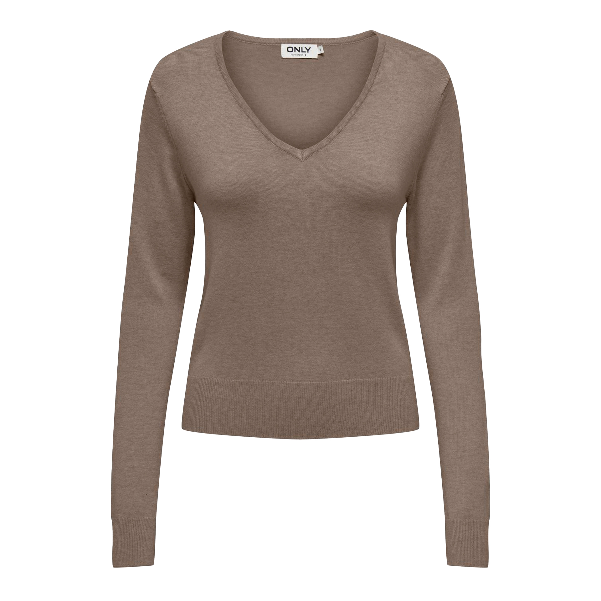 Only Camisola Venice Life Vneck Walnut