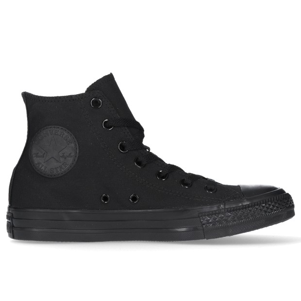 Sapatilha Converse All Star Hi Black Monochrome