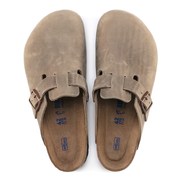 Birkenstock Boston Soft Footbed Natural Leather Oiled