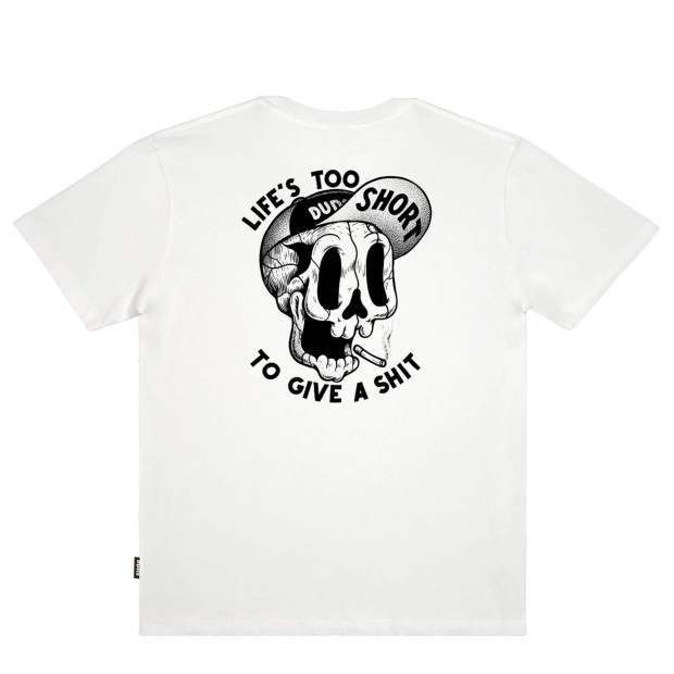 T-shirt The Dudes T-shirt Too Short Smokes Off-whi