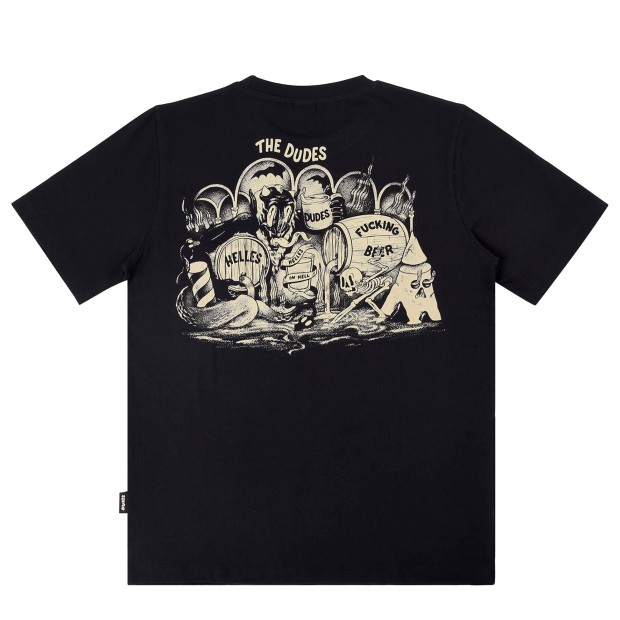 The Dudes T-shirt Helles In Hell Classic Black