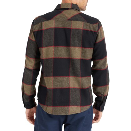 Brixton Camisa Bowery Flannel Heather Grey