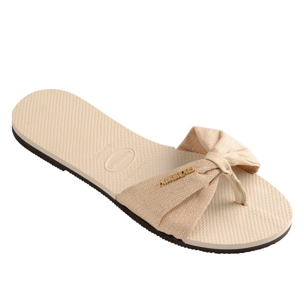 Chinelos Havaianas You Saint Tropez Shine Beige