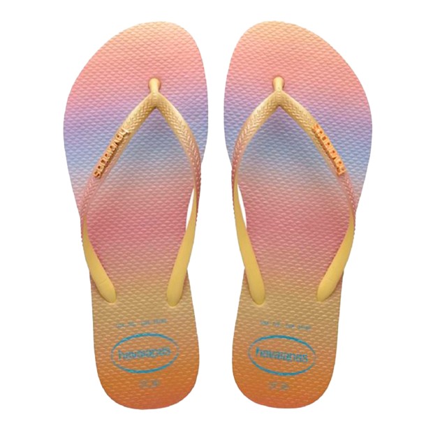 Chinelos Havaianas Slim Gradient Sunset Amarelo Pix