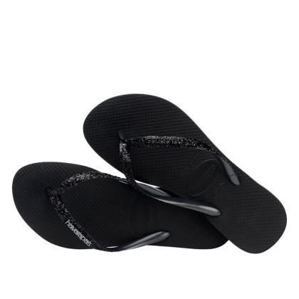 Havaianas Slim Glitter Black/dark Grey Havaianas Slim Glitter Black/dark Grey