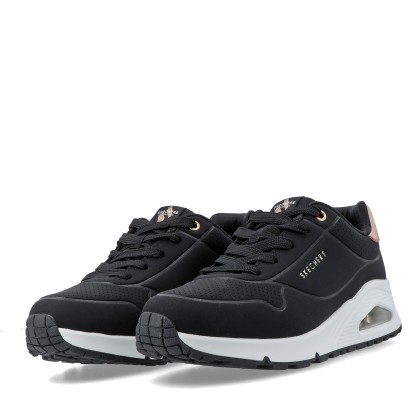Skechers Uno Gen1  -  Shimmer Away Black Skechers Uno Gen1  -  Shimmer Away Black