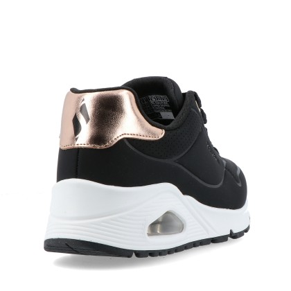 Skechers Uno Gen1  -  Shimmer Away Black Skechers Uno Gen1  -  Shimmer Away Black