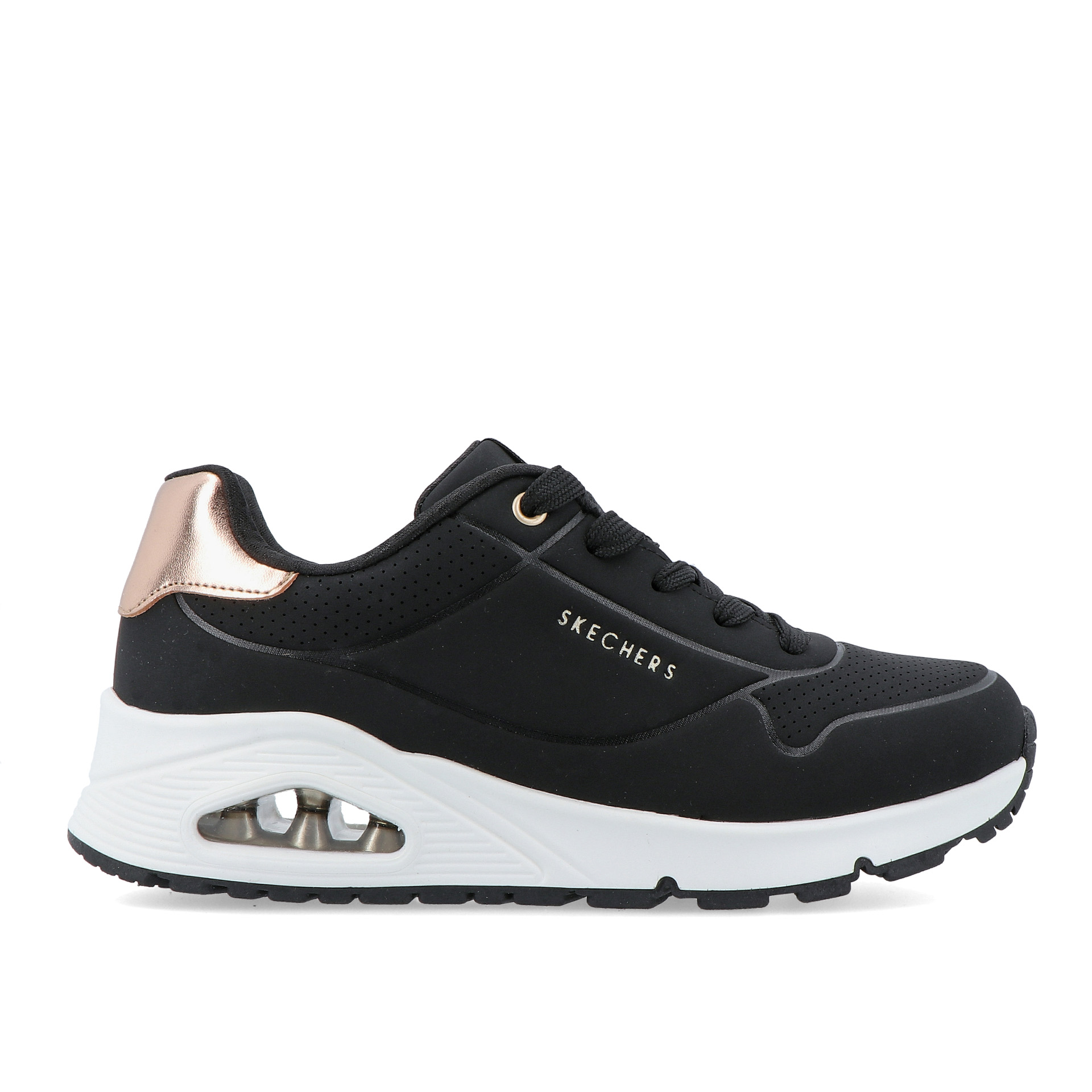 Skechers Uno Gen1  -  Shimmer Away Black