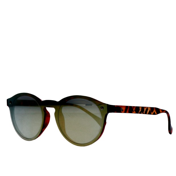 Óculos De Sol Chpo Oculos Mcfly Turtle Brown/yellow Mirror