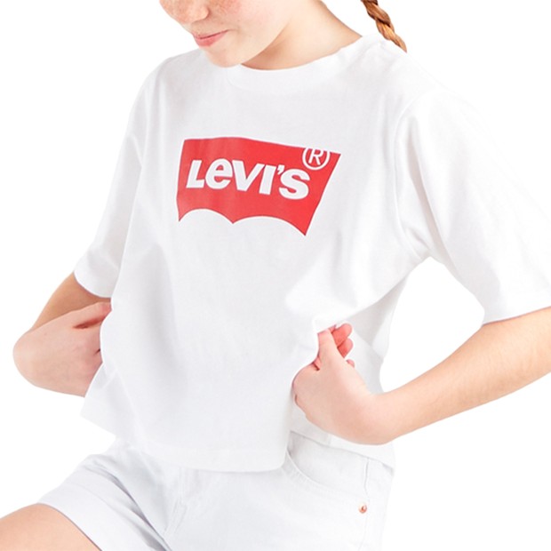 T-shirt Levis T-shirt Light Bright Cropped Tee Wht