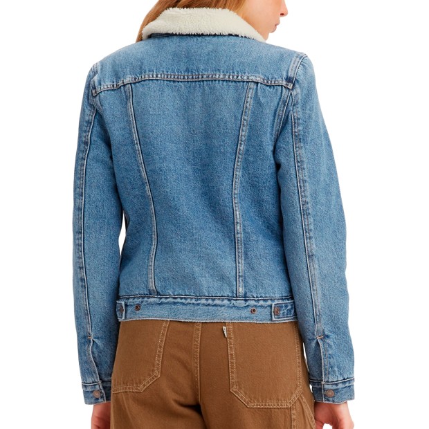 Casaco Levis Blusão Sherpa Trucker Weekend Want