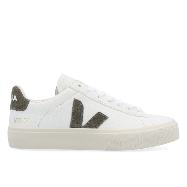 Sapatilha Veja Campo Chromefree Leathe Extra Wht Kak