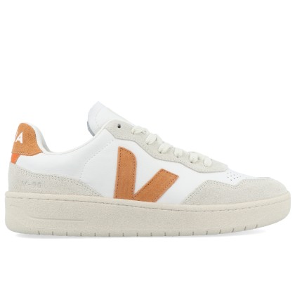 Sapatilha Veja V-90 O.t. Leather Extra White Umber