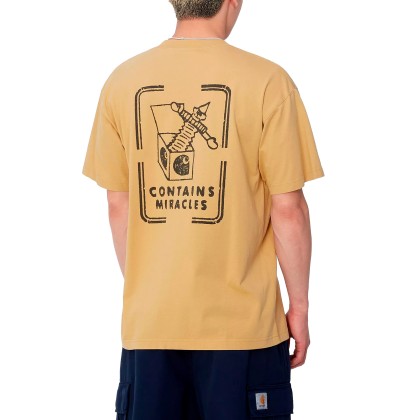 Carhartt Wip T-shirt S/s Stamp Bourbon Bla