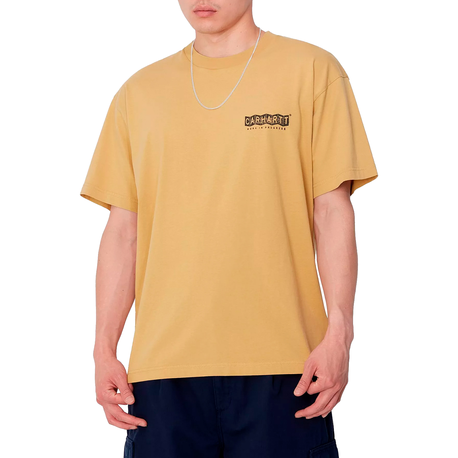 Carhartt Wip T-shirt S/s Stamp Bourbon Bla