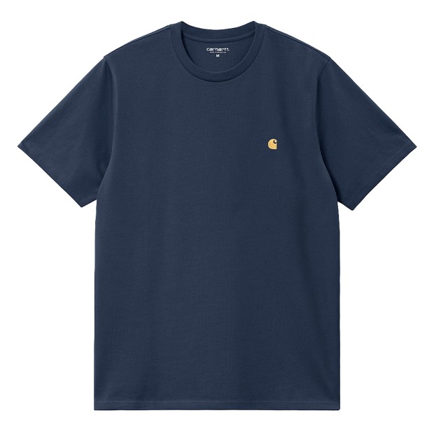 T-shirt Carhartt Wip T-shirt S/s Chase Blue/gold