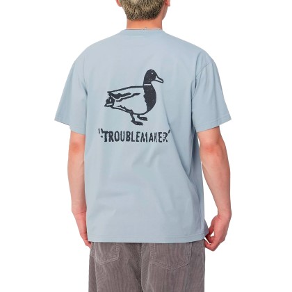 Carhartt Wip T-shirt S/s Stamp Misty Sky B