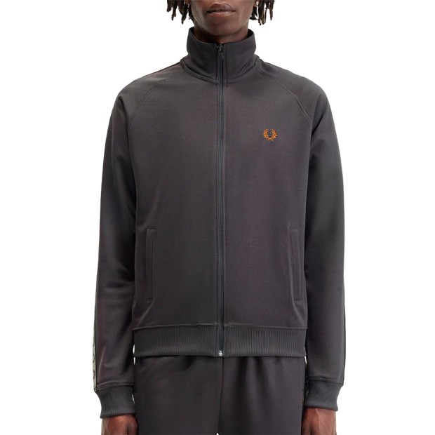 Sweat Fred Perry Contrast Tape Anchor Grey/blk