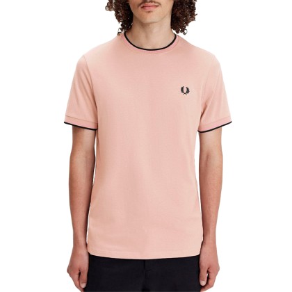 T-shirt Fred Perry T -shirt Twin Tipped Dkpink Dus