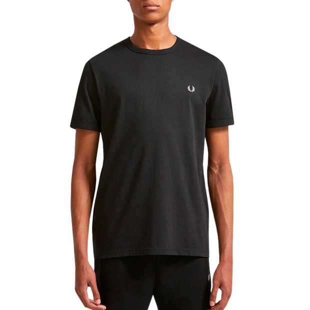 T-shirt Fred Perry T`shirt Ringer Black