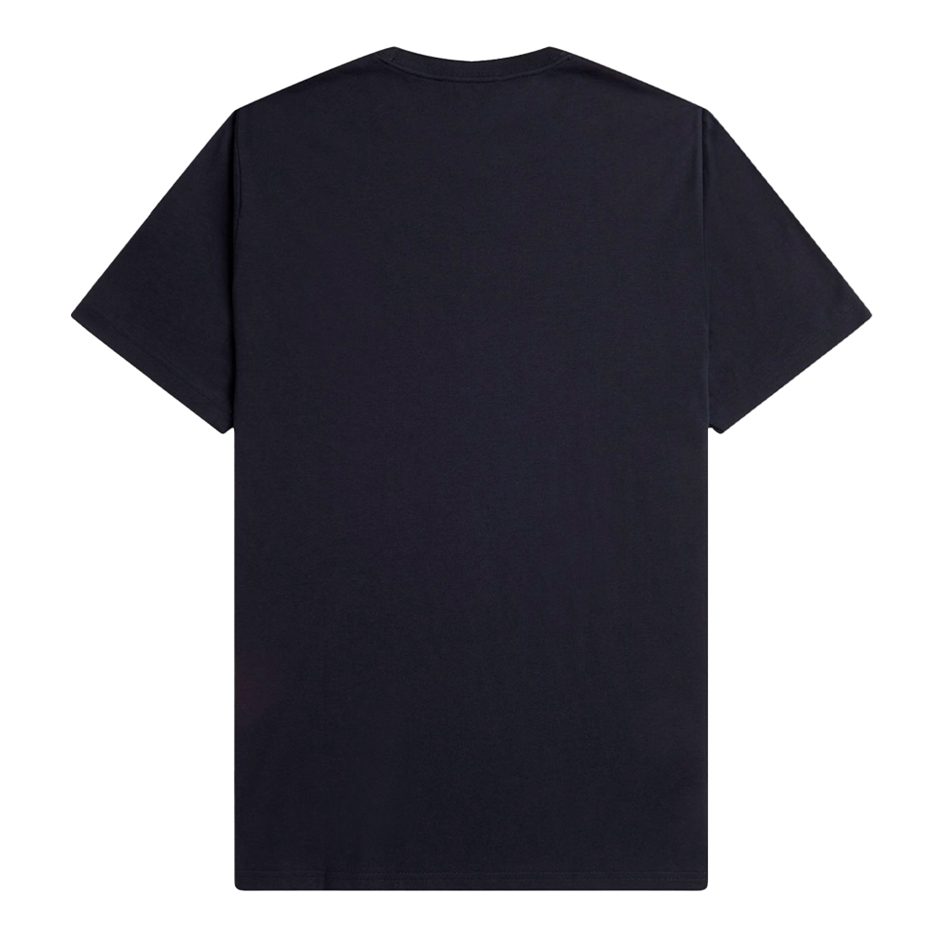 Fred Perry T -shirt Crew Neck Navy Burnt R