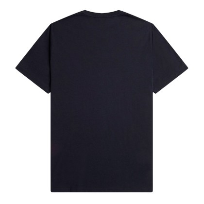 Fred Perry T -shirt Crew Neck Navy Burnt R Fred Perry T -shirt Crew Neck Navy Burnt R