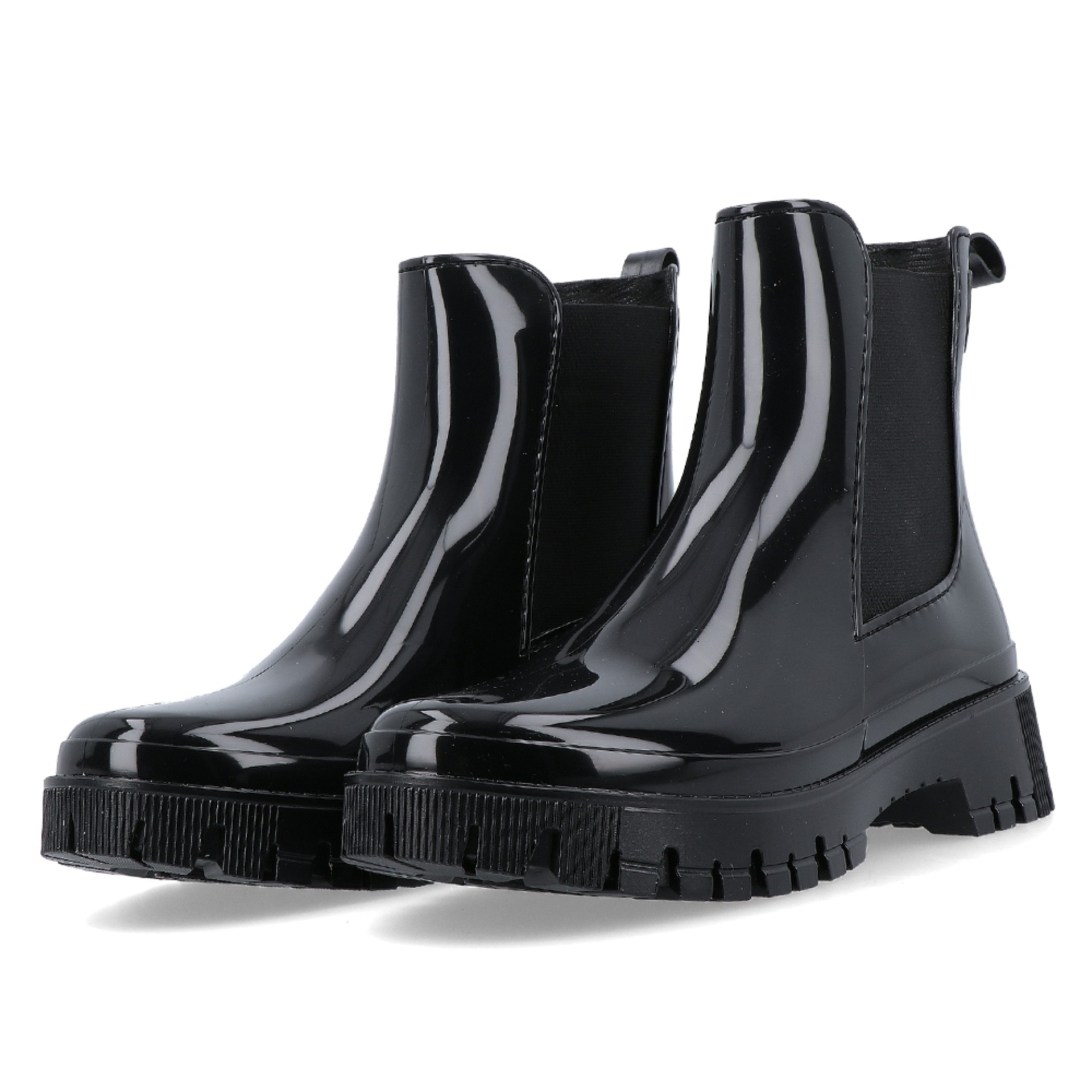 Lemon Jelly Botas Cano Curto Pretas Vegan