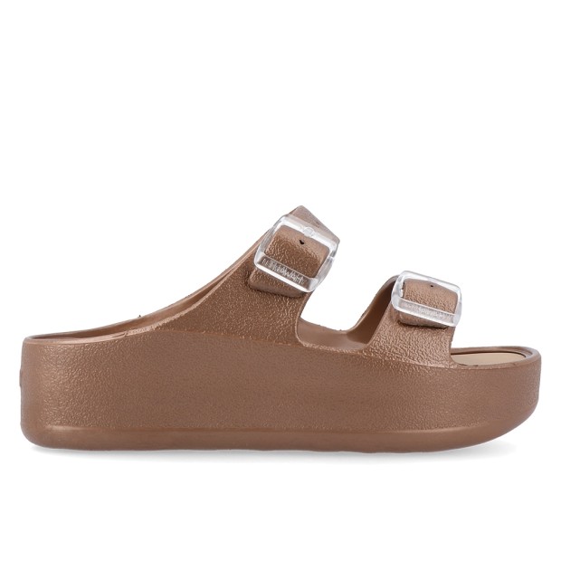 Sandlias Lemon Jelly Chinelo Fnix 04 Bronze Metal