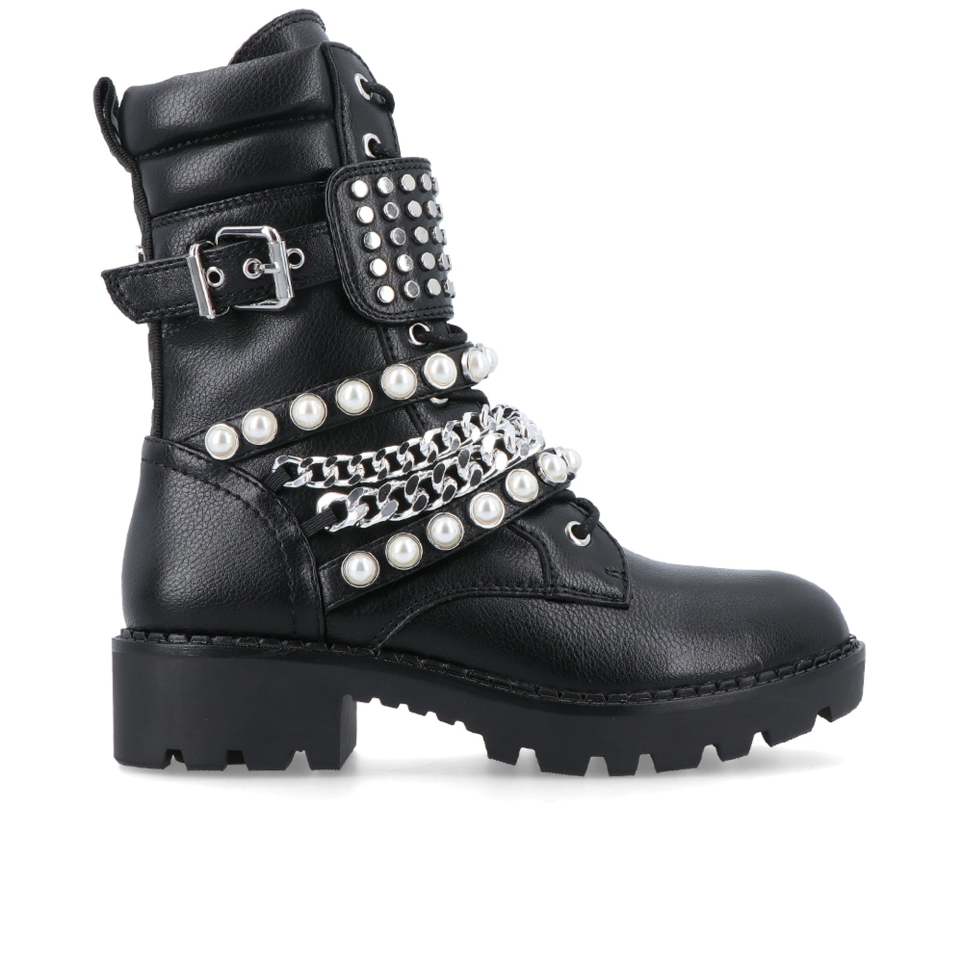 Buffalo Bota Wave Combatboot Vegan Black