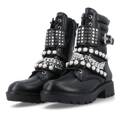 Buffalo Bota Wave Combatboot Vegan Black Buffalo Bota Wave Combatboot Vegan Black
