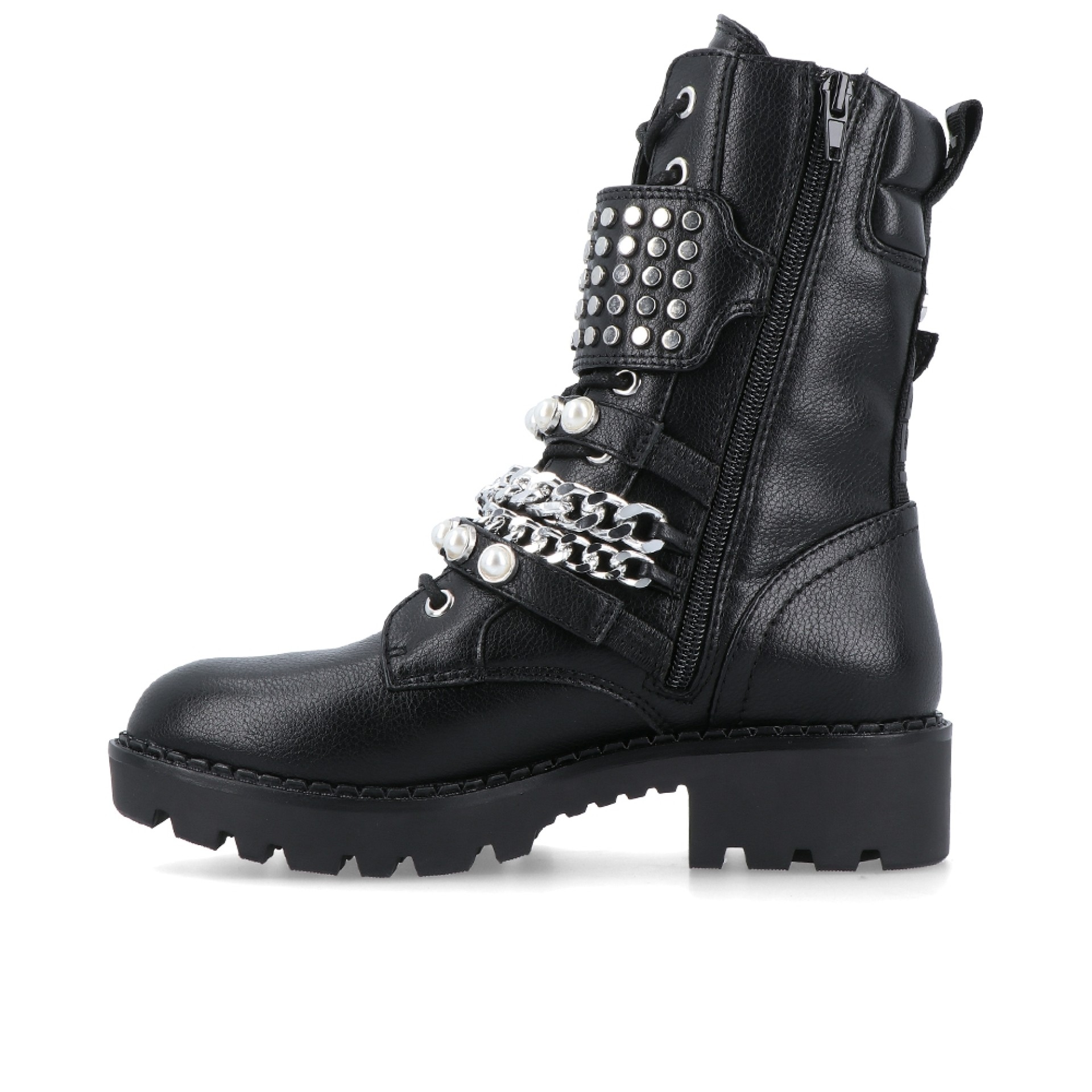 Buffalo Bota Wave Combatboot Vegan Black