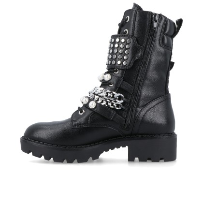 Buffalo Bota Wave Combatboot Vegan Black Buffalo Bota Wave Combatboot Vegan Black