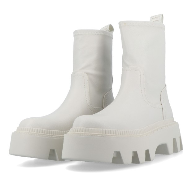 Buffalo Bota Flora Sockboot Vegan  Cream