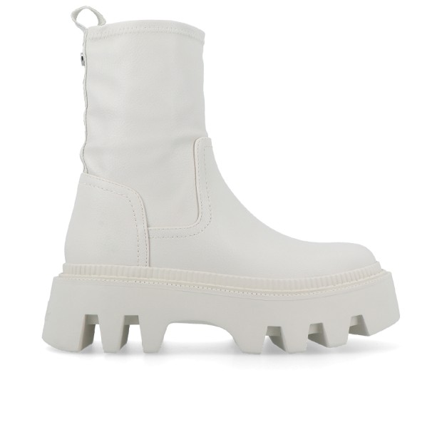 Botas Buffalo Bota Flora Sockboot Vegan  Cream