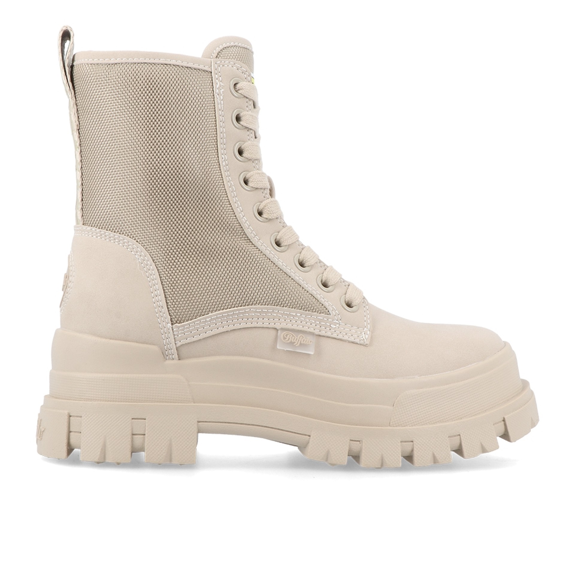 Buffalo Bota Aspha Com2 Laceup Mi Vegan Cream