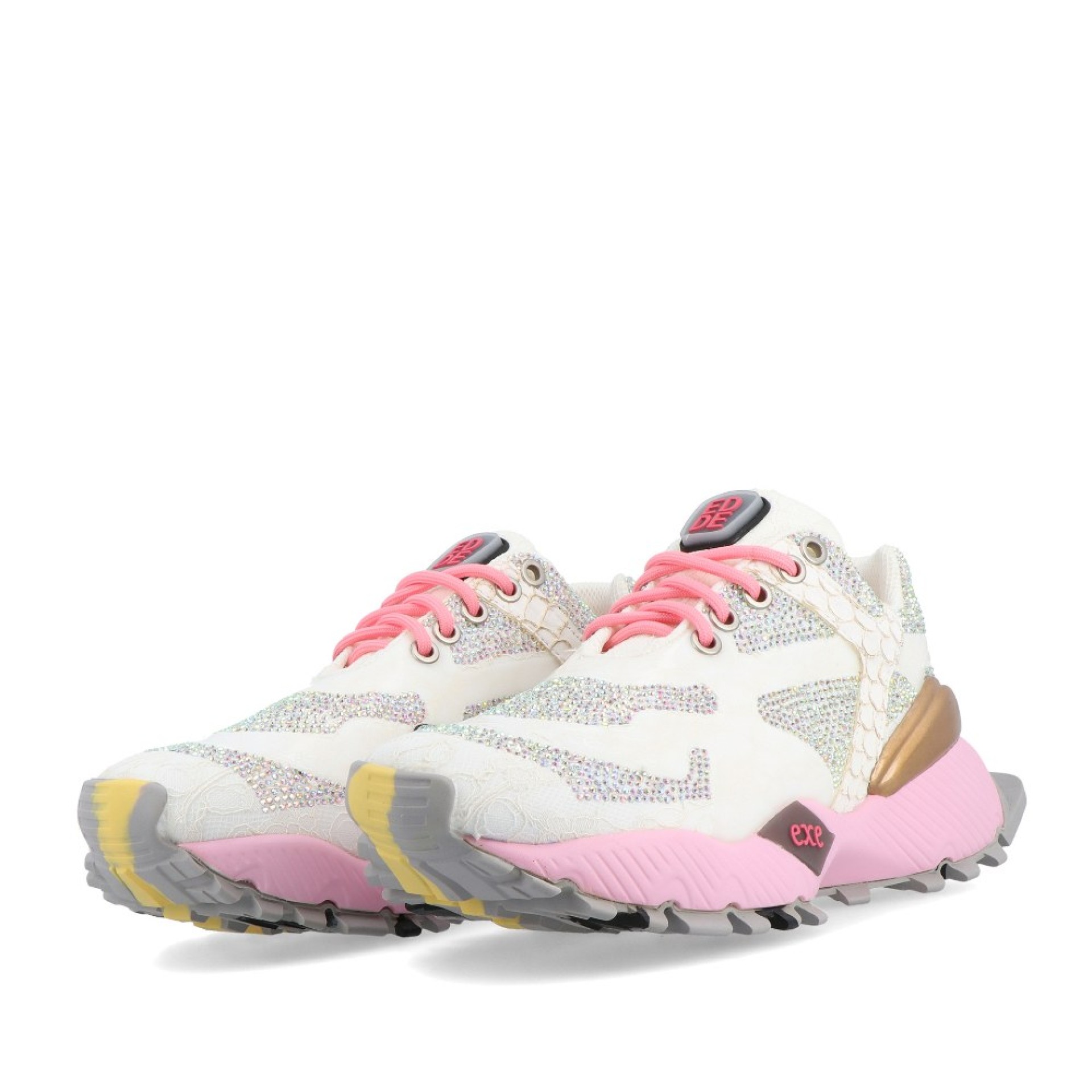 Exé Sneaker 134-20 White/pink