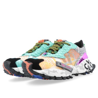 Ex Sneaker Pele Green Leather