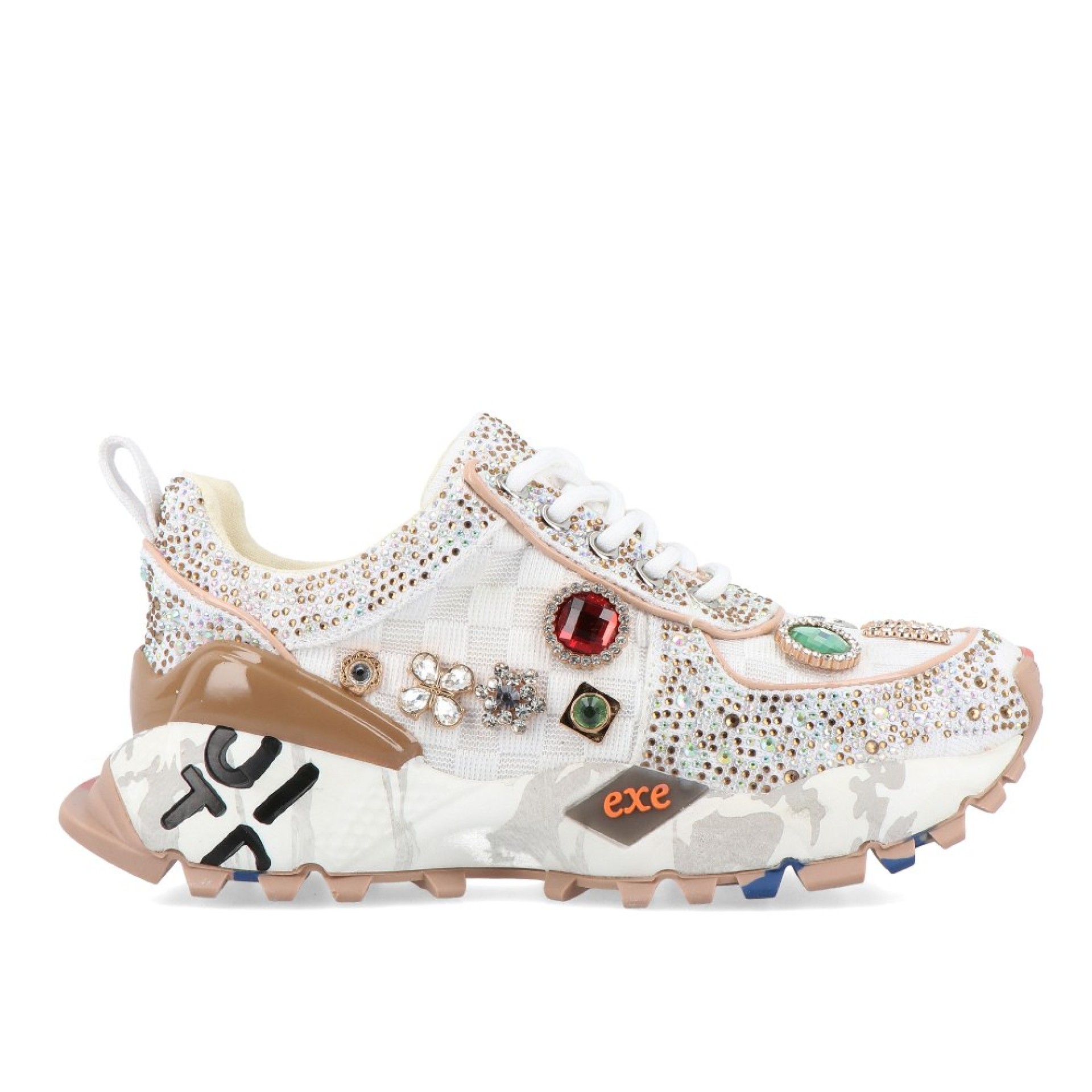 Exé Sneaker Sy24-6 Beige/taupe