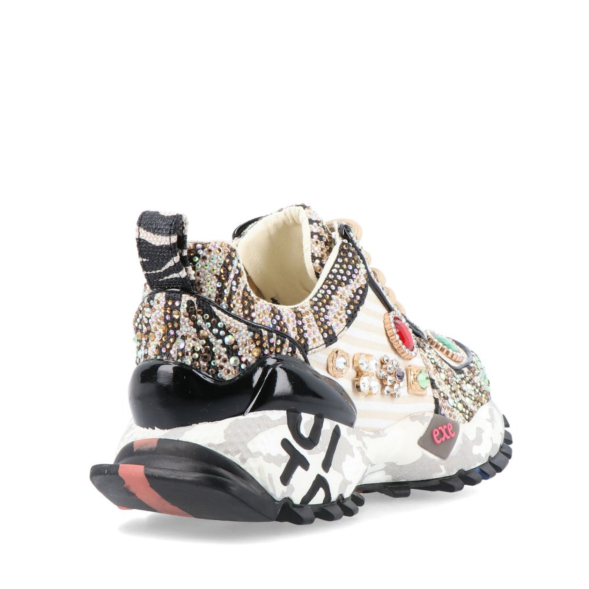 Exé Sneaker Sy24-6 Beige/black