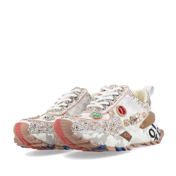 Exé Sneaker Sy24-6 Beige/taupe