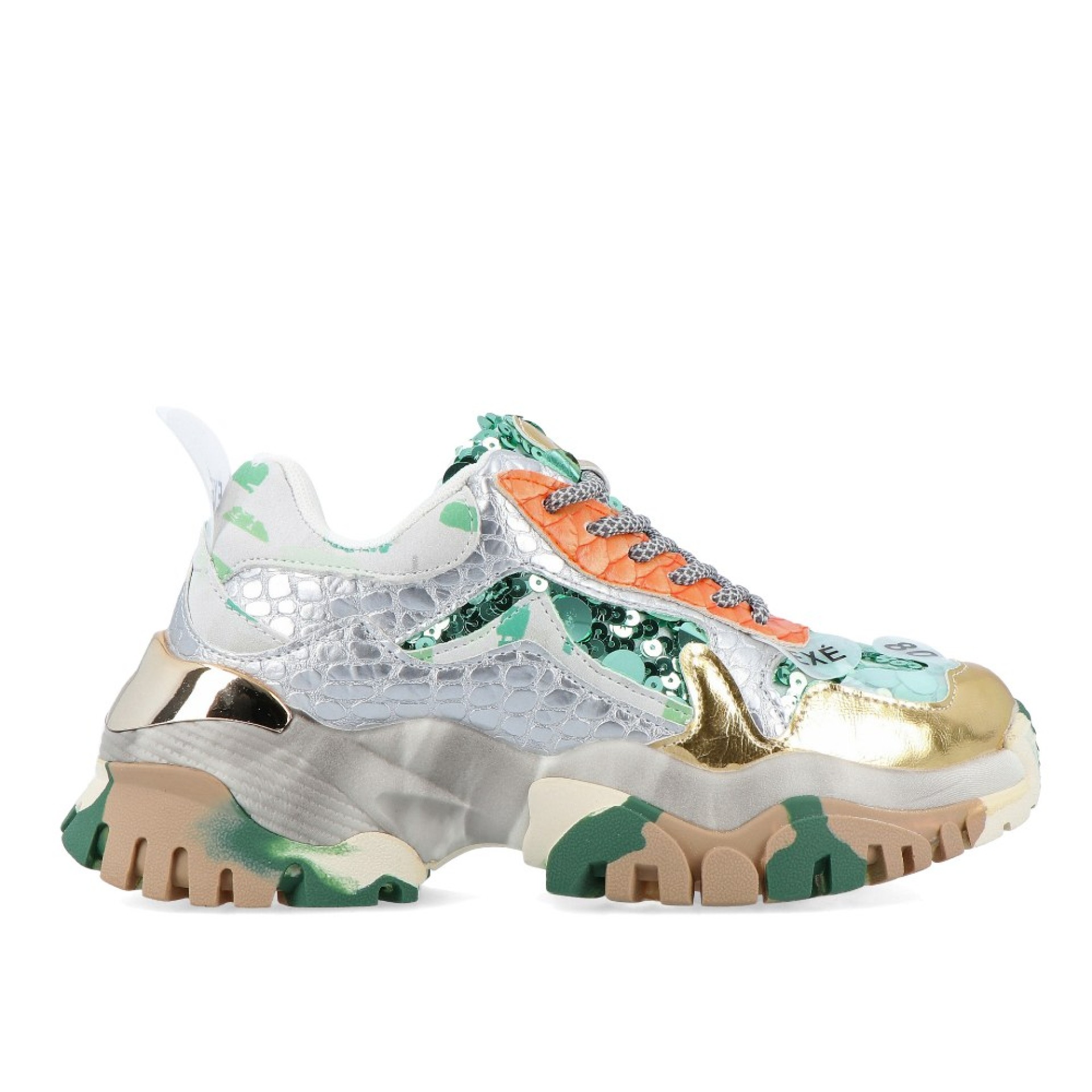 Exé Sneaker 22e10-3 Green Gold