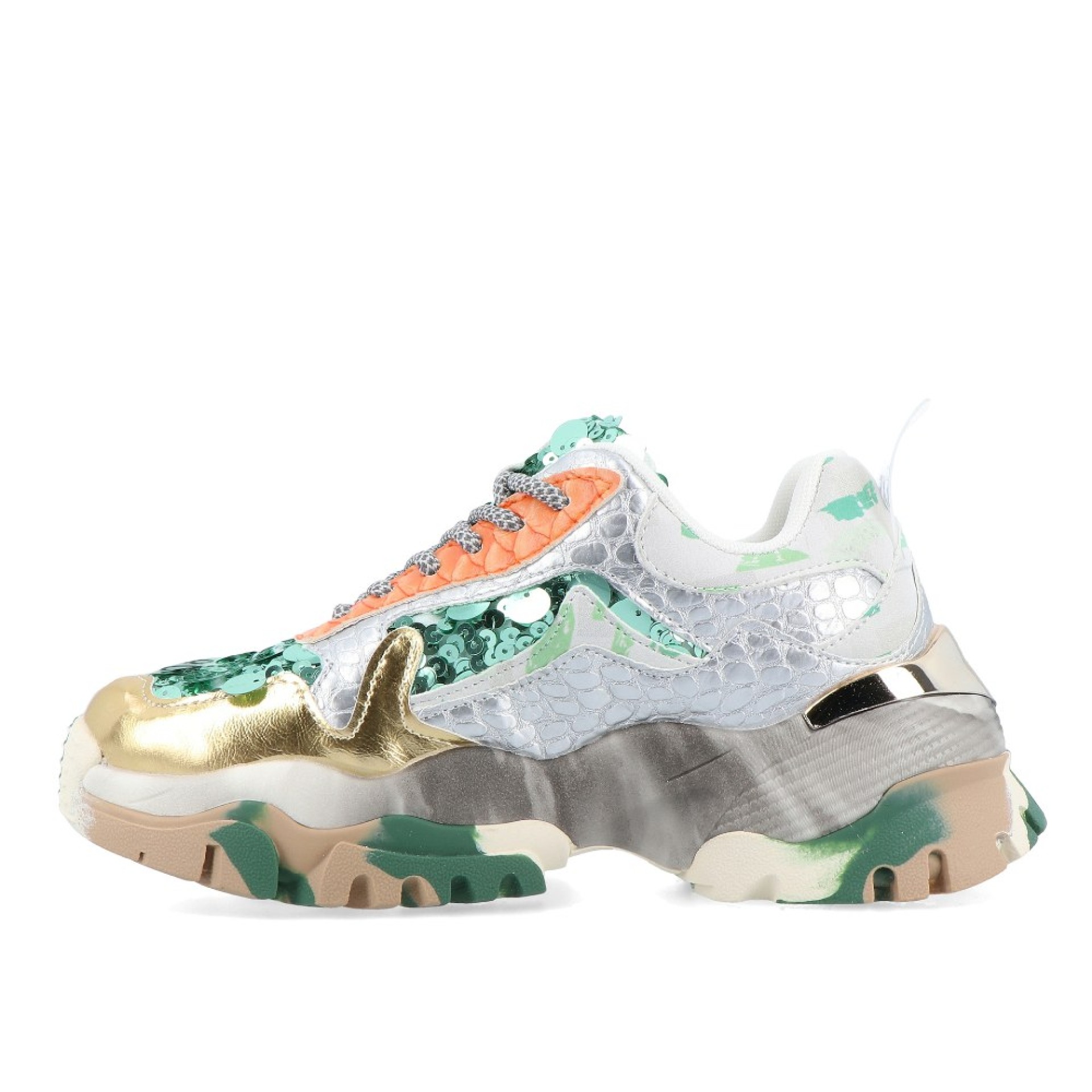 Exé Sneaker 22e10-3 Green Gold